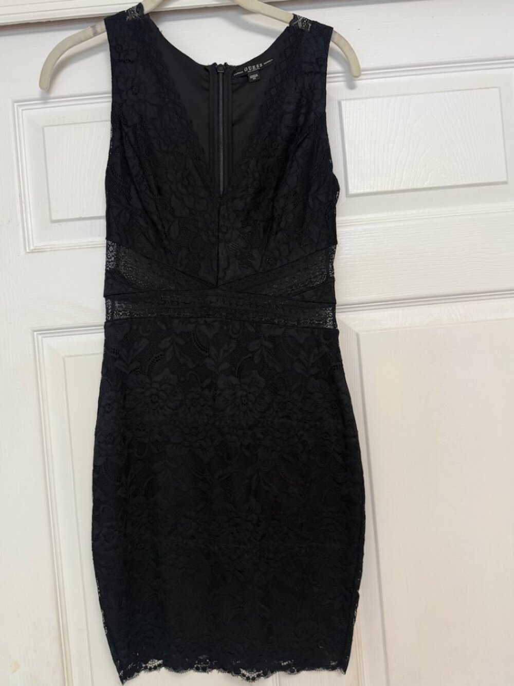 Guess Short Floral Black Dress